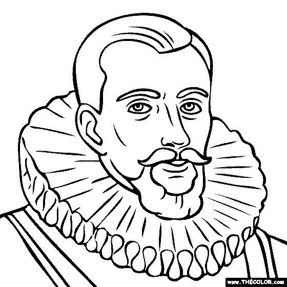 Henry Hudson Coloring Page